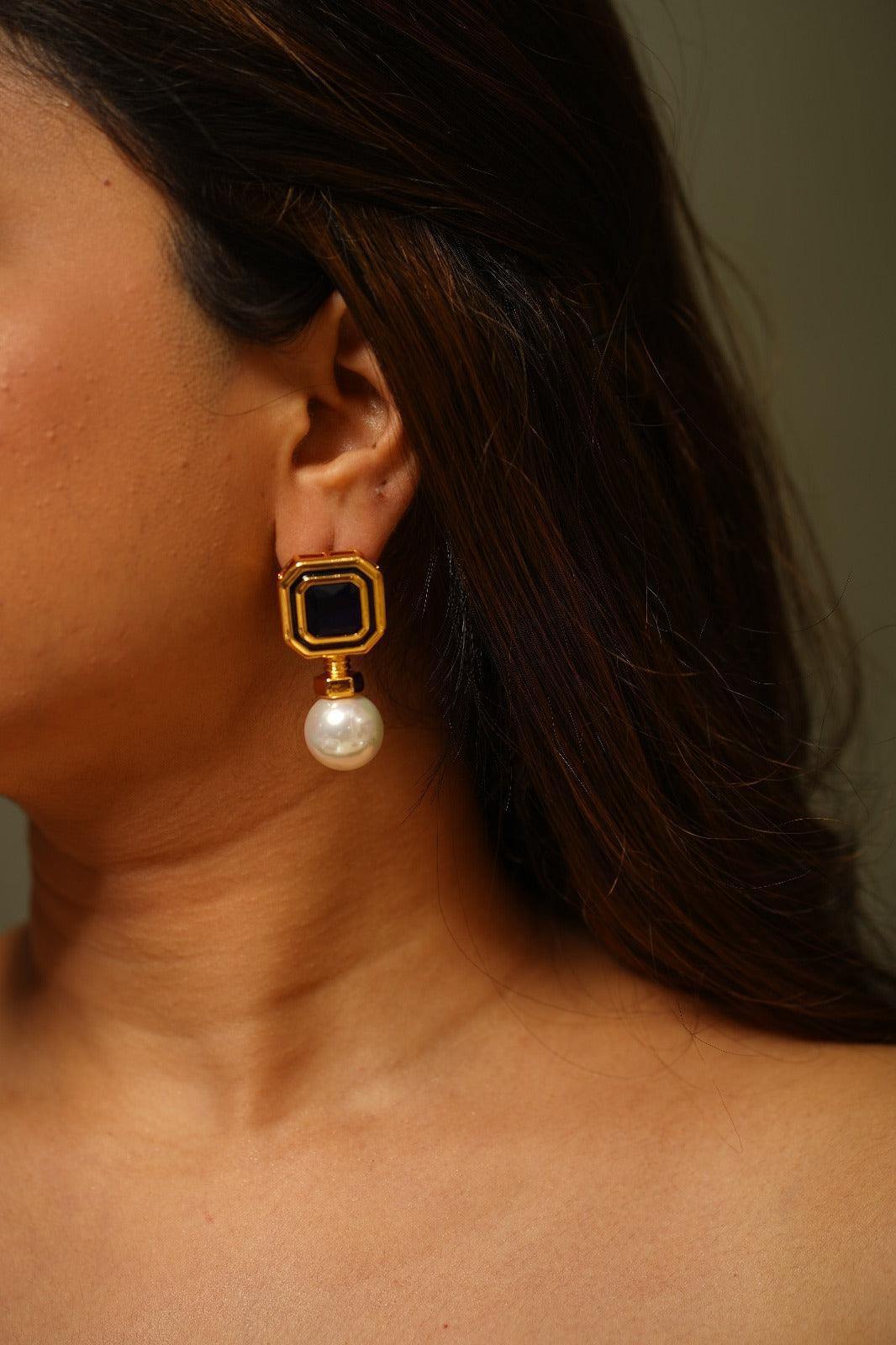 gold earrings for western dresses Western Earrings – artesanias liliana main image 1