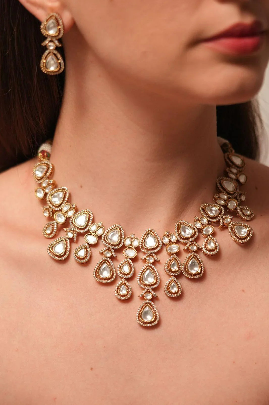 Polki Uncut Diamond Necklace Price Polki Jewellery Uncut