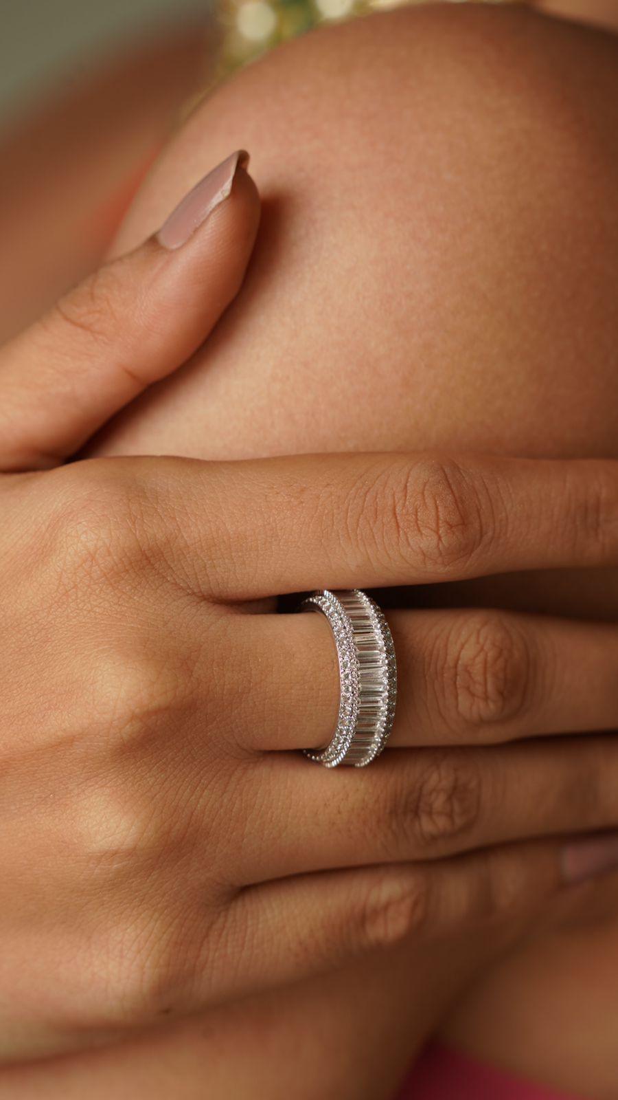 Diamond Baguette Band Ring