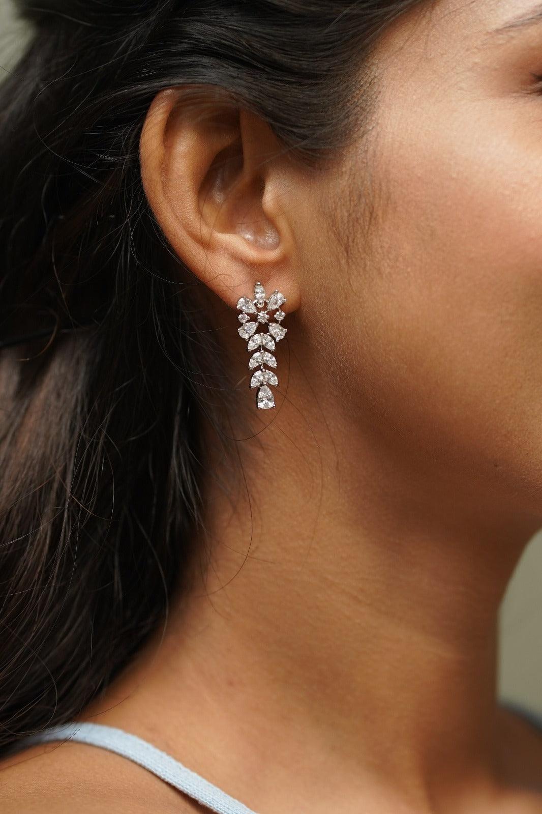 Small Diamond Women's Diamond Earrings Sale Jessamy Small