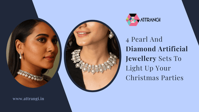 4 Pearl And Diamond Artificial Jewellery Sets To Light Up Your Christmas Parties