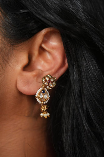 Mithi Polki indian Mid Earcuff | Piercing Free