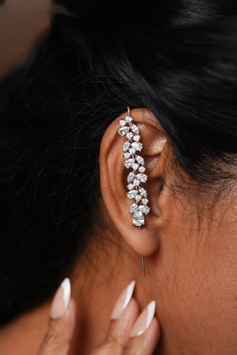 Diamond Sui Dhaaga Designer Cuff Earrings