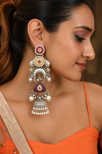 Raas Leela Oxidised Earrings | Banjaran