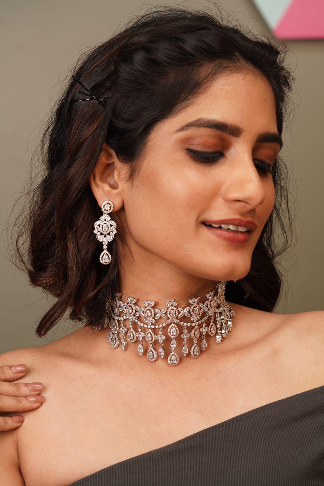 Auro Dual Polish Diamond Choker Set