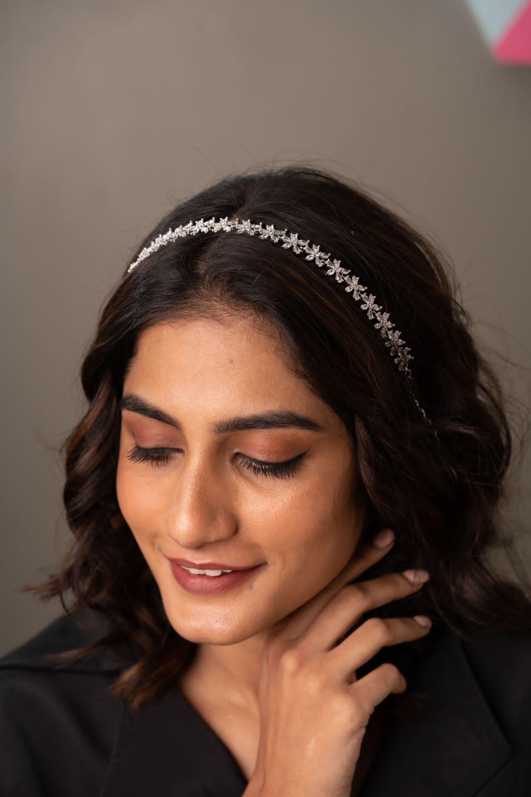 Jewelry Female Girls Fashion Zinc Zinc Alloy Head Hoop Diamond Hair Band  Flowers Headdress Hair Accessories – the best products in the Joom Geek  online store