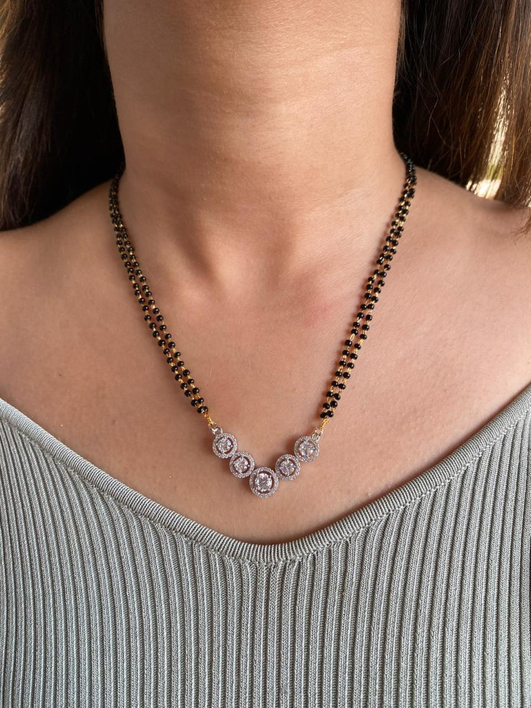 Solitaire mangalsutra sales